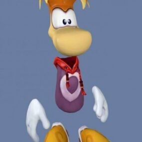 Rayman Character 3d model