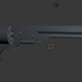 Vintage Colt Peacemaker Gun 3D-model