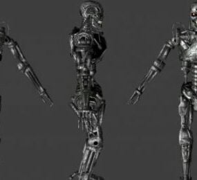 T-800 Terminator-robot 3D-model