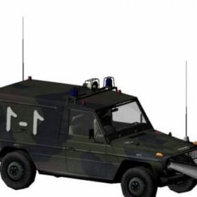 Brandweerwagen Duitse Benz "fire Chief" 3D-model