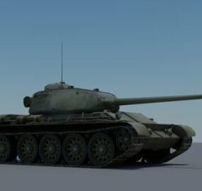 نموذج دبابة T-44 ثلاثي الأبعاد