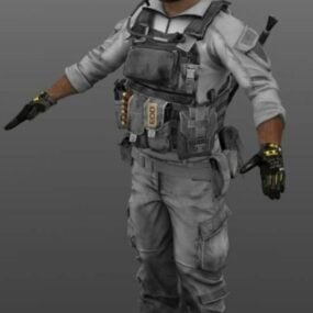 Engineer Soldier 3d-modell