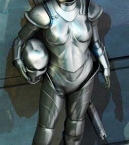 Iron Girl 3d model