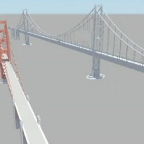Modelo 3D da Ponte Golden Gate