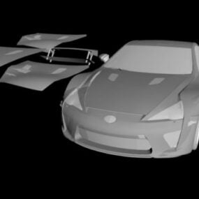 レクサス LFA 3Dモデル