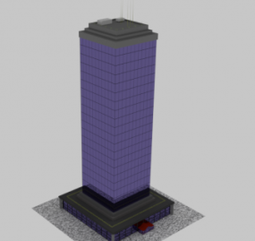 Model 3d Menara Sederhana