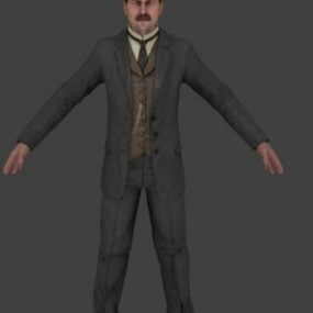 Model 3D Dokter Watson