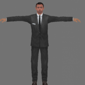 Sean Connery 007 Film Character 3d model