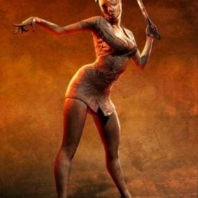 Sexy Nurse Character 3d model