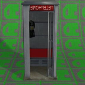 Commercial Booth Cone Shape 3d-modell