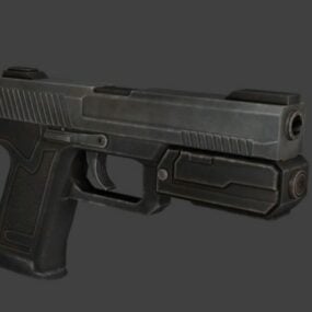 Pistol Mk23 3d-modell