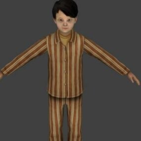 Lucius im Pyjama 3D-Modell