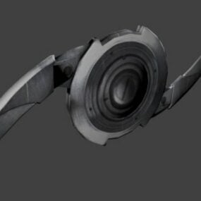 Batarang-Waffe 3D-Modell