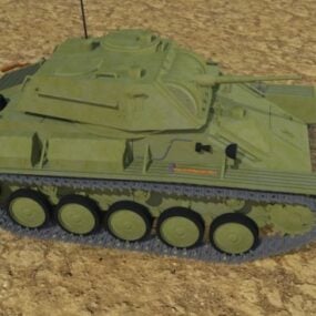 T80 Tank Gratis 3D-model