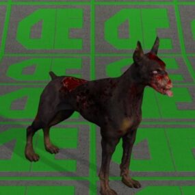 דגם 3D Zombie Dog
