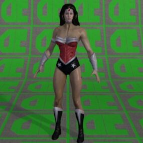 Modello 3d di Wonder Woman