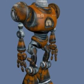 Robot cómico modelo 3d