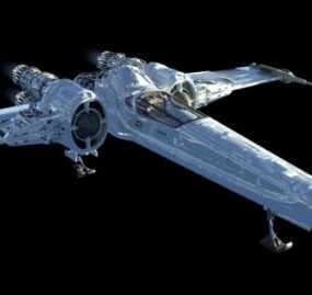 宇宙船の3Dモデル