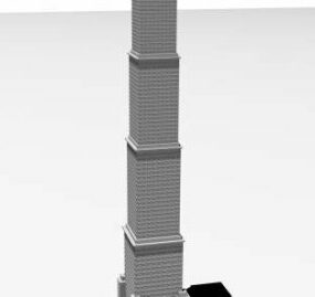 Mô hình tháp Empire State 3d