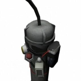 Little Boy Nuke Bomb 3d-model