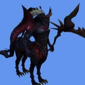 Baal Monster Character 3d model