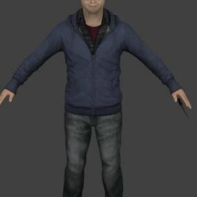 3D модель персонажа Гарри Поттера