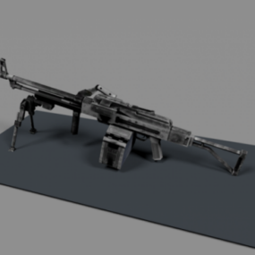 Model 3d Percuma Farcry Gun