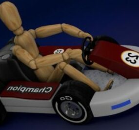 Little Go Kart 3d model
