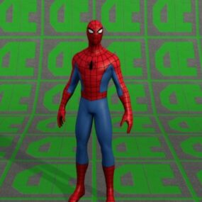 Klasický 3D model Spider-man