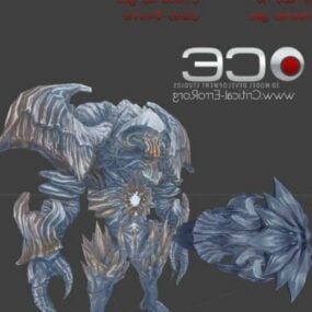Wendigo Hunter Monster 3d-modell