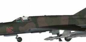 मिग-21 विमान 3डी मॉडल