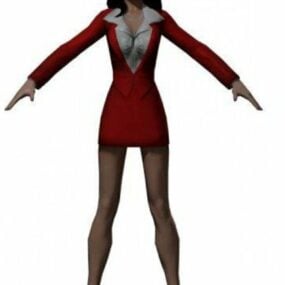 Modello 3d del personaggio di Lois Lane Smallville