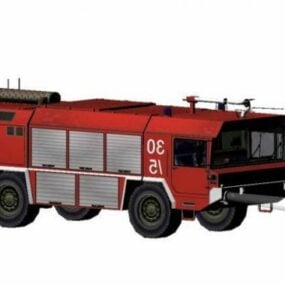 消防车德国存在 Faun Flkfz3000 3d模型