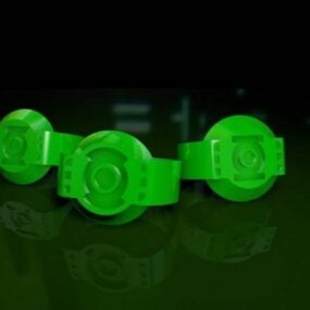 Yeşil Fener Güç Yüzüğü 3d modeli