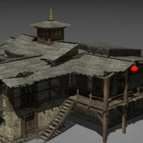Tibet House 3d model