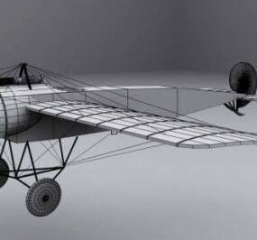 Fokker Eiii modèle 3D