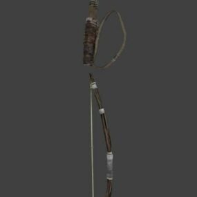 Bow Quiver Arrow Weapon 3d model