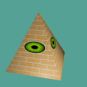 Τρισδιάστατο μοντέλο με λογότυπο Illuminati