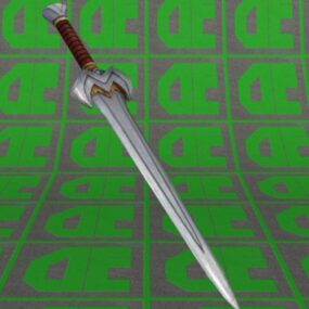 3д модель Амазонского винтажного меча