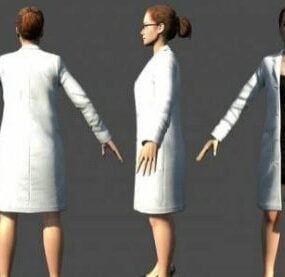 Dr Rachel Meadows 3d-modell