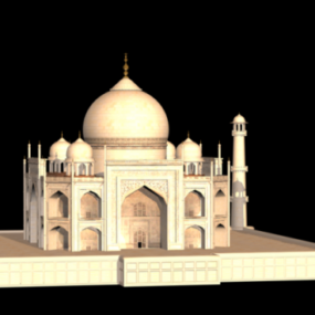 Taj Mahal Building 3d-modell