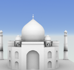 نموذج معبد تاج محل ثلاثي الأبعاد