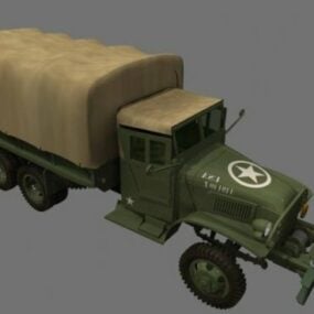 3d модель армійської вантажівки Gmc