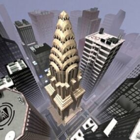 3D model věže Chrysler Building