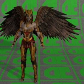Hawkgirl 3D-Modell