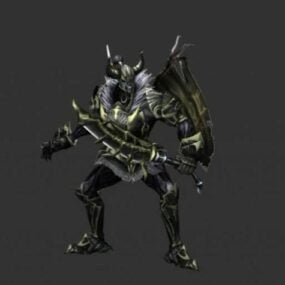 Death Knight Rig 3D model