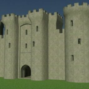 Castle 건물 3d 모델