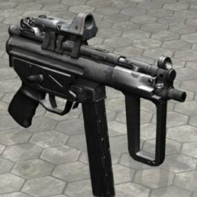 MP5k Silah 3d modeli