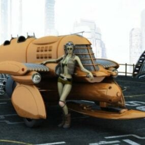 Vanship Vehicle 3d model