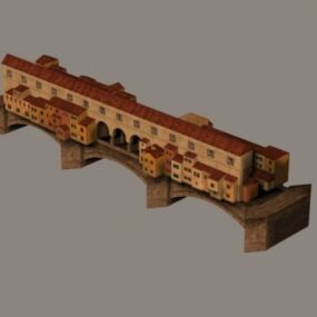 Ponte Vecchio Building 3d model